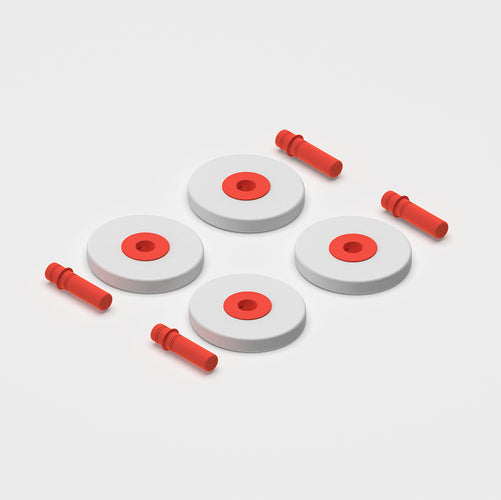 4 x foam wheels - Packshot