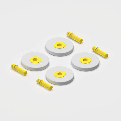 4 x foam wheels - Packshot