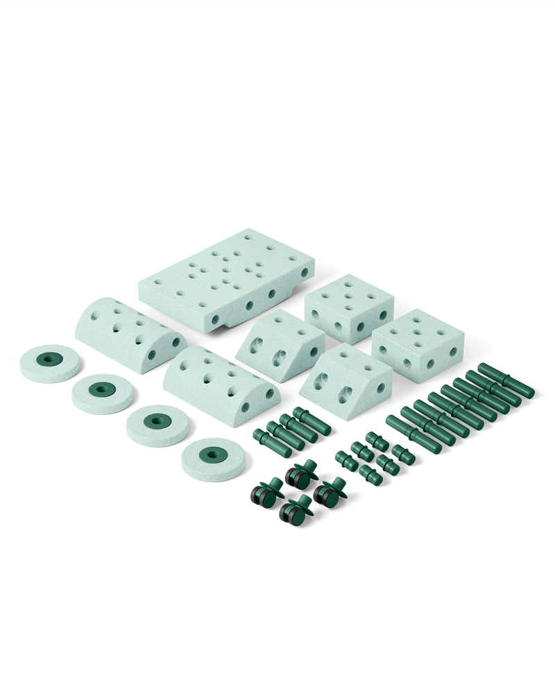 MODU Dreamer Set Ocean Mint Forest Green content.