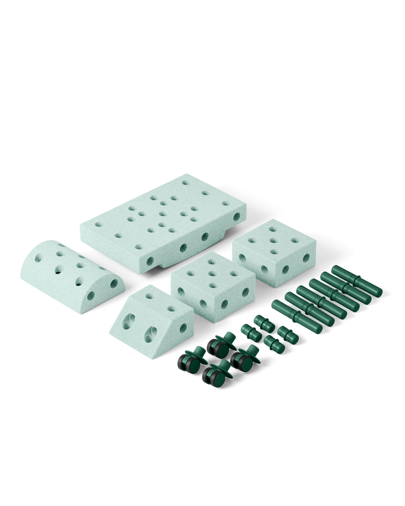 MODU Explorer Set Ocean Mint Forest Green content.