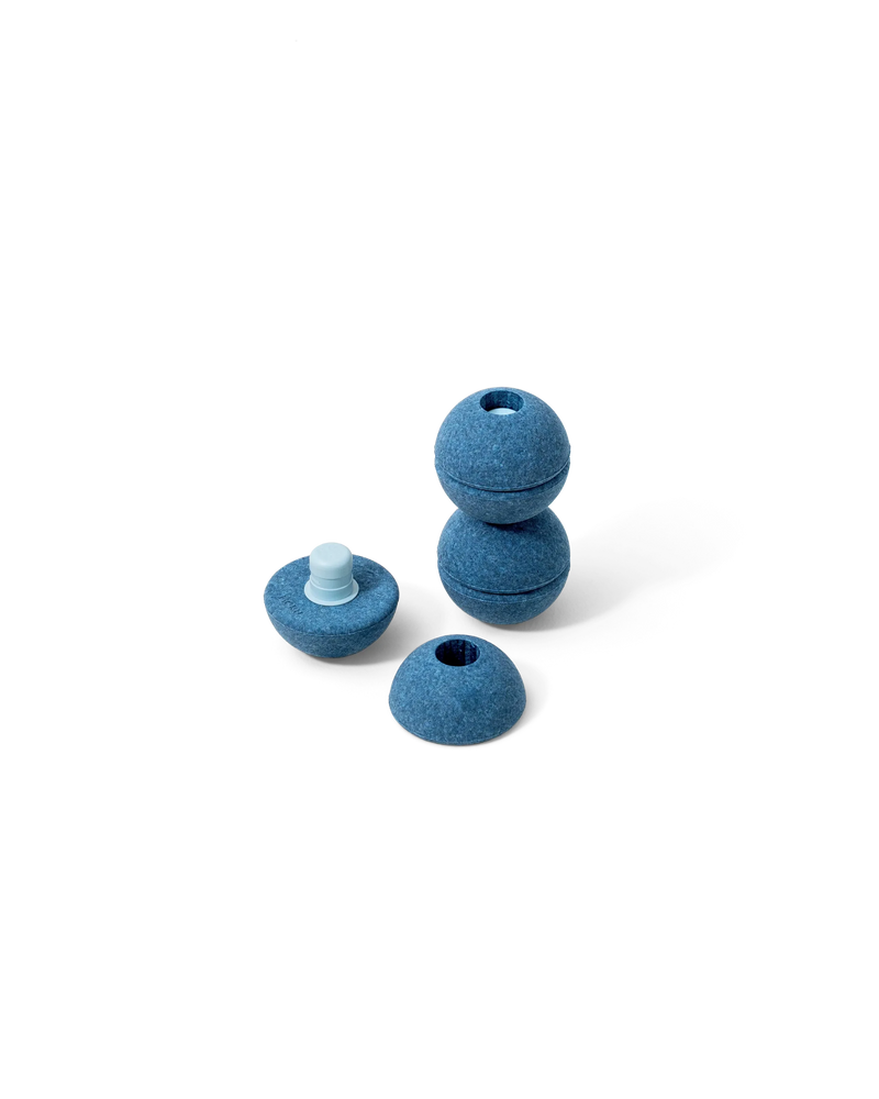 MODU 3x Foam Balls in the color deep blue.