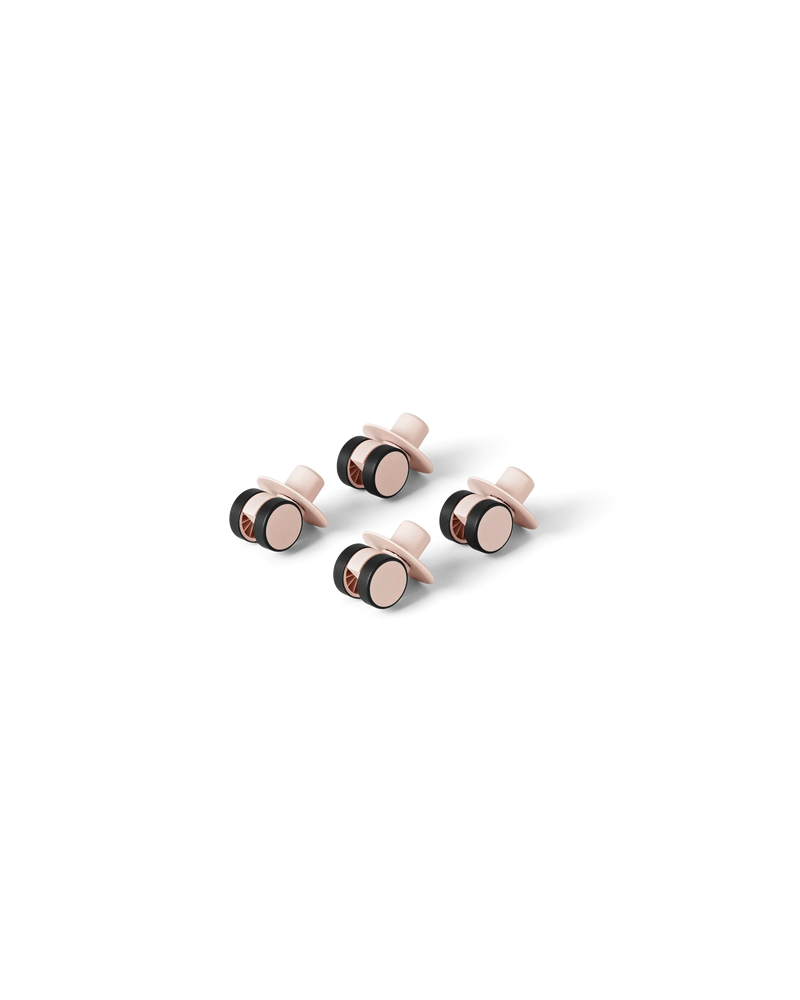 4x Draaiwielen