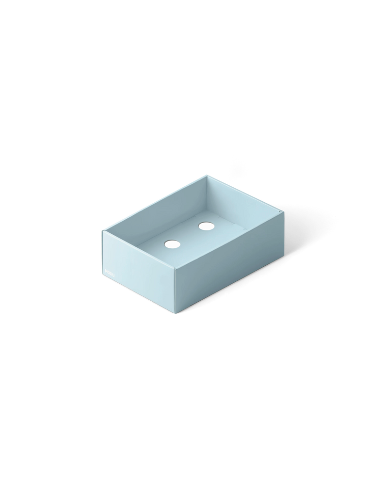 MODU Folding Box in the color sky blue.