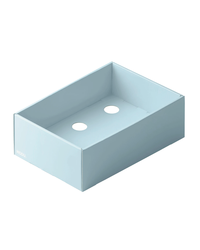 MODU Folding Box in the color sky blue.
