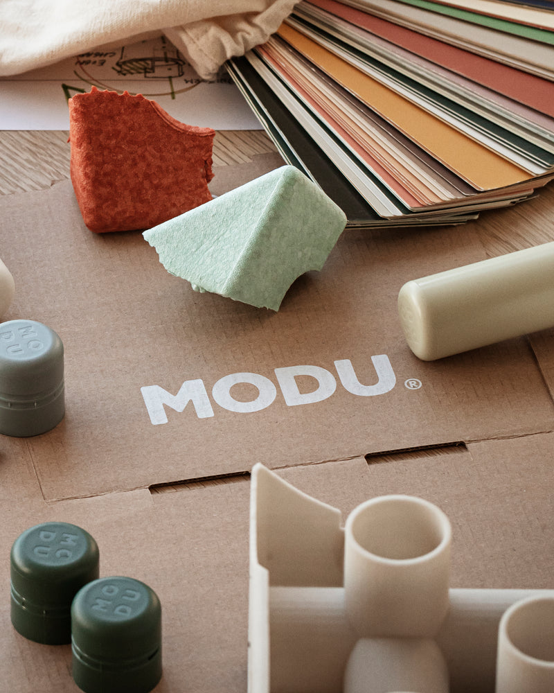 MODU materials, details. EPP foam. Foodgrade ABS plast. Recyclable.