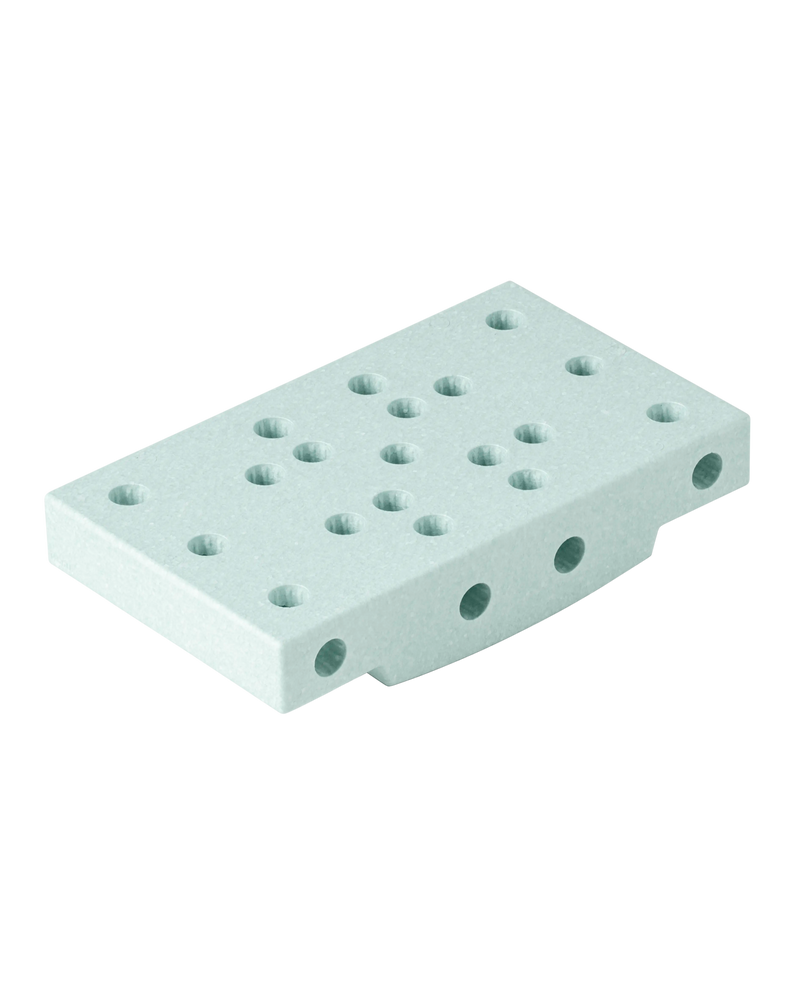 MODU base block in Ocean Mint. Life-sized building toy for open-ended active play.