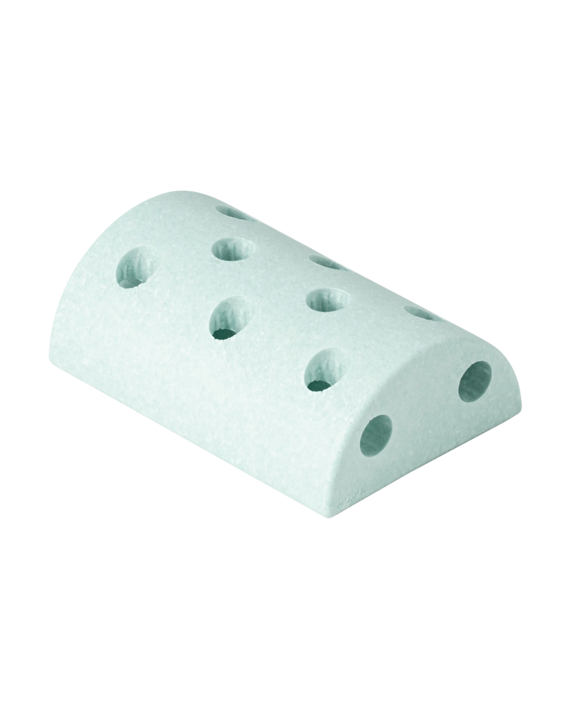 MODU round block in Ocean Mint. Life-sized building toy for open-ended active play.