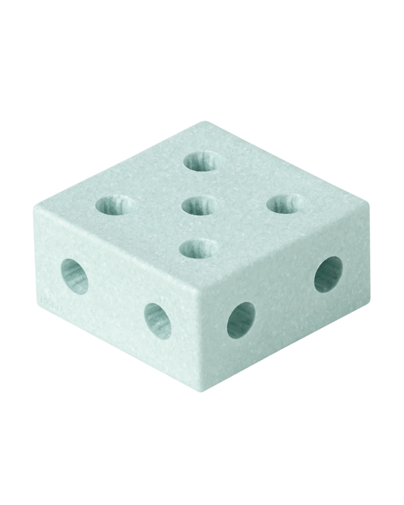 Bloc carré MODU couleur Menthe Océane. Jeu de construction grandeur nature pour un jeu actif et libre.