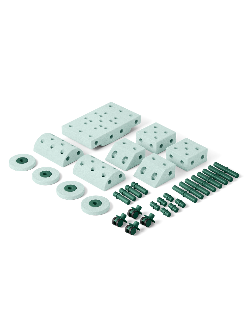 MODU Dreamer Set Ocean Mint Forest Green content.