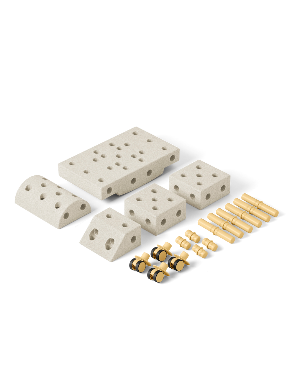 MODU Explorer Set Sand Grey Honey Yellow content.