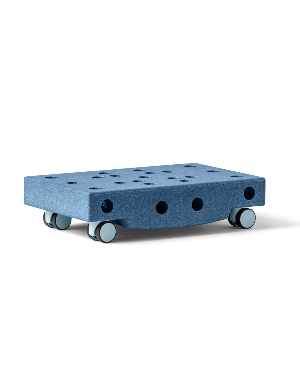 MODU Scooter Board in Deep Blue Sky Blue. Encourages motor skill development. Use for tummy time or as a balance board.